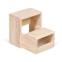 Ver imagem 1 de Escada Infantil Madeira Maciça Montessouri Dobravel Pinus