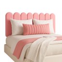 Ver imagem 2 de Cabeceira Nuvem Queen Size Facil Instalação 8 Placas 45x20cm:goiaba