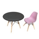Ver imagem 1 de Kit Mesa Infantil Eames 60cm e 1 Cadeira Polipropileno Eames La Mobilia: Espaço Kids Rosa