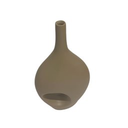 Kit de Vasos Decorativos em Cerâmica Marrom - 3