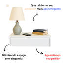 Ver imagem 6 de Apoio de Cabeceira Suspensa 60cm Mdf Parede Trilho Telescópico