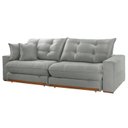 Ver imagem 6 de Sofá Retrátil 3 Lugares 230cm Linho Belize