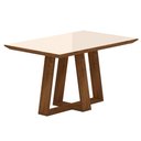 Ver imagem 3 de Conjunto Mesa Lins 4 Cadeiras Sextavada Freijó/off/bouclé Off - M.a Freijó/off Premium/bouclé