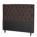 Ver imagem 1 de Cabeceira para Cama King Larissa Sued Marrom Idf Decor