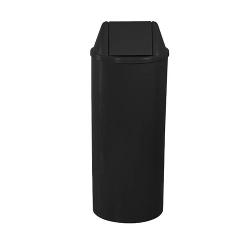Lixeira Plástica Tampa Vai-vem 22 Litros Preto