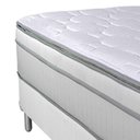 Ver imagem 3 de Cama Box Casal + Colchão Portobel Ecstasy Molas Ensacadas 70x138x188