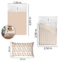 Ver imagem 5 de Jogo de Cama King Size 130 Fios Fiori - Rebeca (7629)