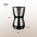 Ver imagem 6 de Cafeteira Elétrica Mondial Dolce Arome C-37ji-30x 800w Inox
