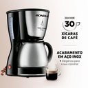 Ver imagem 2 de Cafeteira Elétrica Mondial Dolce Arome C-37ji-30x 800w Inox