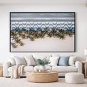 Ver imagem 1 de Quadro Canvas Rio Ipanema Vista Aerea 60x40cm Mold Branca