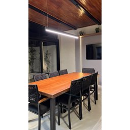 Conjunto para Área Gourmet 8 Cadeiras 2,0x0,90m - Athenas - Paonanda Decor - 2