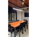 Ver imagem 2 de Conjunto para Área Gourmet 8 Cadeiras 2,0x0,90m - Athenas - Paonanda Decor