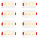 Ver imagem 1 de 8 Mini Spot Led Triplo Downlight Embutir Pontual 3000k Bet90