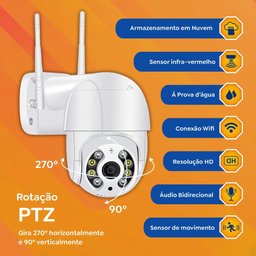 Câmera Ip Externa 100% Prova Dágua Wifi Icsee Full Hd 1080p. - 3
