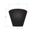 Ver imagem 3 de Arandela Retro Cone Vivare Md-2001 Cúpula em Tecido 25/26x13cm - Bivolt - Preto - Bivolt