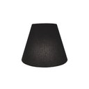 Ver imagem 1 de Arandela Retro Cone Vivare Md-2001 Cúpula em Tecido 25/26x13cm - Bivolt - Preto - Bivolt