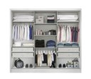 Ver imagem 4 de Guarda Roupa Casal com Espelho 3 Portas 4 Gavetas - Arezzo Plus-branco - Móveis Novo Horizonte