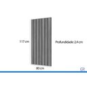 Ver imagem 4 de Conjunto Banheiro c/Esp Duna/Lua 80cm Cimento/Freijo MGM