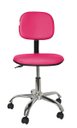 Ver imagem 2 de Cadeira Secretaria Giratoria Bolt Cr - Couro Sintetico Corano - Pink