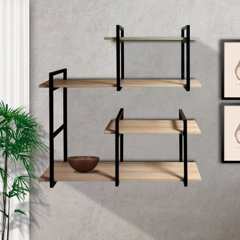 Prateleira de Parede para Espaços Pequenos com Estilo Nova