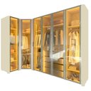 Ver imagem 3 de Guarda-Roupa Modulado Reflecta Innova 6 Portas 260cm x 240cm Mod 002 100% MDF Off White