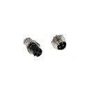 Ver imagem 3 de Conector Mic Macho X Femea 4 Pinos Tblack C/ 5 Pçs