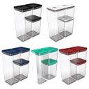Ver imagem 1 de Kit Pote Organizador Mantimentos Hermético Cozinha Alimentos Unitermi Kit Dubai Verde