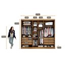 Ver imagem 4 de Guarda Roupa Casal com Espelho 6 Portas 6 Gavetas - Robust -cumaru/fendi - Móveis Novo Horizonte
