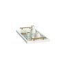 Bandeja Decorativa Espelhada 3mm para Cantinho Café 31x52:dourado Fosco - 1