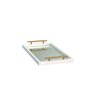 Bandeja Decorativa Espelhada 3mm para Cantinho Café 31x52:dourado Fosco - 3