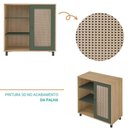 Ver imagem 5 de Balcao Buffet 1 Porta Charlotte - Artely Carvalho/menta
