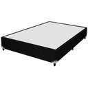 Ver imagem 2 de Cama Box Base Solteiro King Suede(0.96X2.03):PRETO