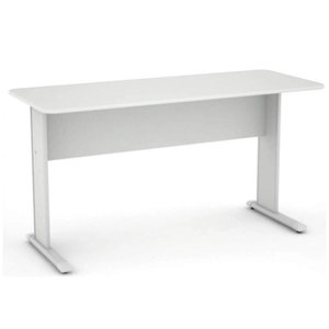 Mesa Escritório 1,50×0,60m – S/ Gavetas – INCOFLEX – CINZA/CINZA – 43081