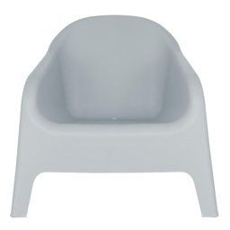 Kit 2 Cadeiras Poltrona para Jardim Varanda Skarpo Cinza - 2