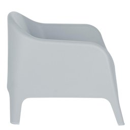 Kit 2 Cadeiras Poltrona para Jardim Varanda Skarpo Cinza - 3