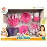 Kit de Cozinha Infantil Tateti Calesita - 13 Acessórios - Rosa/lilás - 1