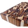 Tábua de Corte Tradicional Churrasco Madeira Teca End Grain - 2
