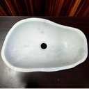 Ver imagem 2 de Cuba Pia Lavabo Banheiro Pedra Natural Mármore Branco Polido