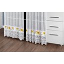 Ver imagem 5 de Cortina Pia Vitro Renda Cozinha Girassol 1,60x0,80 Alt