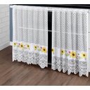 Ver imagem 7 de Cortina Pia Vitro Renda Cozinha Girassol 1,60x0,80 Alt