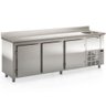 Balcão de Encosto com 3 Portas e 1 Pia Lado Direito Gbfe250cd Gelopar Balcão 765 Litros Inox 220v - 1