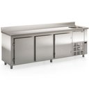 Ver imagem 1 de Balcão de Encosto com 3 Portas e 1 Pia Lado Direito Gbfe250cd Gelopar Balcão 765 Litros Inox 220v