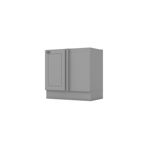 Balcão 84CM Henn 1 Porta Americana C361-131 Cinza SE