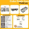 Cuba Dupla Gourmet em Aço Inox Pia Cozinha Guimmis.casa - 4