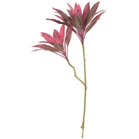 Planta Artificial Arvore Dracena Real Toque X30 Vermelho 1,10cm