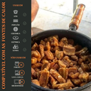 Ver imagem 5 de Panela Pressão Ferro 19cm Cabo Madeira Panela Mineira