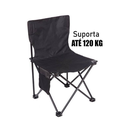 Ver imagem 4 de Cadeira Camping Dobrável com Bolso e Bolsa de Transporte