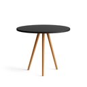 Ver imagem 2 de Mesa de Jantar Redonda 70cm Tripé Bistrô MDF Madeira Cor Preto