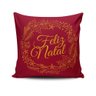 Kit C- 4 Capas de Almofadass Natalinas Feliz Natal Fim de Ano 45cm X 45cm - 4