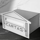 Ver imagem 2 de Caixa de Correio em ACM 4N Branca - 501-4 - NUMERAL